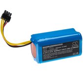 Batería vhbw compatible con el robot aspirador Proscenic Cocoa Smart 780T, 790T (2600 mAh, 14,8 V, Li-Ion) sin color/batería interna