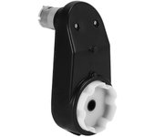 Caja de cambios del motor eléctrico RS390 Motor de CC del coche de 12V 20000RPM para el juguete del coche de los niños negro