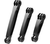 Brazo de montaje de extensión de aluminio para Gopro Max Hero 8 Yi Sjcam Eken, Cámaras Deportivas Disparo de fotos Conectar adaptador de soporte, A...
