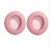 Para Razer Kraken X 1 par de almohadillas de repuesto para auriculares orejeras de cuero proteico transpirable Rosa