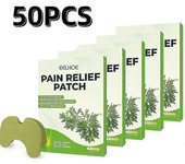 50pcs Knee Patch Wormwood Knee Sticker Yesster Extract Analgesic Cartilage Pain Relevening Patch Self-heating Herbal