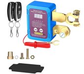 Interruptor de desconexión de batería remoto de 12 V 240 A con pantalla de voltaje LED, interruptor de apagado automático de energía para camión de...