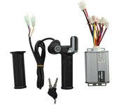 Accesorios de scooter eléctrico Controlador de cepillo de motor y empuñadura giratoria del acelerador 48V 1000W para scooter eléctrico Bicicleta Bi...