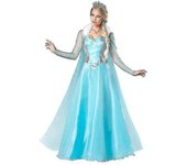 Frozen Adult Women Princess Elsa Costume Christmas Cos Fancy Dress Outfit 3XL