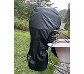 Cubierta del motor del barco, cubierta completa del motor fuera de borda con 420d Heavy Duty Oxford Fabric Extra Pvc Coat para motor 15-20 hp