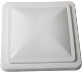 Tapa de ventilación de techo de RV de 14 pulgadas Tapa de ventilación de repuesto para autocaravana de remolque camper - Blanco Multicolor White