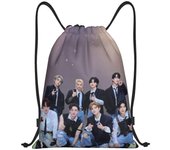 Stray Kids (18)Mochila con cordón Bolsa de gimnasia deportiva para yoga Natación Mochila de correa deportiva Bolsa-PJD489 M