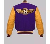 Kartex Suits Letterman Los Angeles Lakers Azul Y Amarillo Chaqueta Varsity-02 azul/amarillo S