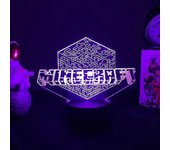 Jeu Minecraft 3d Led Veilleuse Lampe A