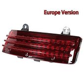 Redkid Luces LED de tres barras en la punta del guardabarros del freno trasero Harley Touring 14 15 16 17 18 19 20 21 22 Street Glide y Road Glide ...