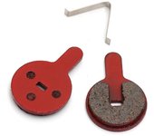 Pastilla de freno de alto rendimiento scooters eléctricos pastilla de freno de disco hidráulica para ciclistas de alto rendimiento rojo