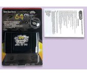 Cartucho de juego retro 340 en 1 para consolas de videojuegos N64 USA / JP / EUR Región Free Chip Save con tarjeta 16G black
