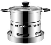 Cocina para interiores, cocina de espíritu de acero inoxidable, cocina portátil, fácil de llevar, sin necesidad de energía, adecuada para interiore...