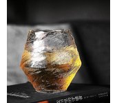 Japonés Hecho a mano Martillado Vaso calor Jugo Taza Licor Whisky Vino Copa Cognac Brandy