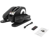 Entrenador elíptico eléctrico Entrenador de pedal sentado para el hogar Plata