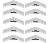 10pcs 135 grados Ángulo de soporte de aleación de aluminio Llaves de esquina Soporte de conector 4040