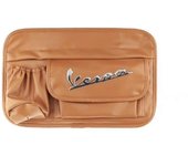Bolsa de almacenamiento de cuero con guantera impermeable para Piaggio Vespa Scooter Gts Lx Lxv Sprint Primavera 150 300 Accesorios para motociclet...