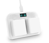 Estación de carga de batería compatible con la pantalla LED de la estación de carga dual de la cámara Arlo Ultra 4k Arlo 3
