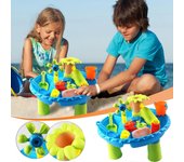 Mesa de arena para niños pequeños 3 en 1 Mesa de arena y mesa de juegos de agua Niños Mesa de juego Actividad sensorial Mesa de juego Playa Sand Wa...