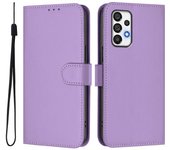 Funda de PU Skin Feel para Samsung Galaxy A72 5G / 4G Violeta lavanda