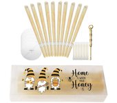 Kit portátil, pala para los oídos de acero inoxidable de 10 piezas Herramientas de limpieza de cera para los oídos Como se muestra