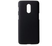 Para OnePlus 6T Carcasa protectora de teléfono trasero de PC dura de goma