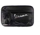 Bolsa de almacenamiento de cuero impermeable para Piaggio Vespa Scooter Gts Lx Lxv Sprint Primavera 150 300 Accesorios para motocicletas-Bueno Negr...