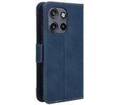 Funda de cuero para Motorola Moto S50 5G / Edge 50 Neo Azul