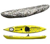 2.1m-6.5m Kayak Canoa Almacenamiento Polvo Cubierta - Protector impermeable uv protector solar para 8 tamaños Rango Barco de pesca / Kayak / Canoa ...
