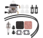 Fs85 Fs80 Carburador para Fs75 Fs80r Fs85 Fs85r Fs85t Fs85rx String Trimmer Weedeater C1q-s97 W / combustible