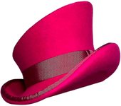 Sombrero de copa asimétrico Sombrero de lana Mujer Sombrero unisex Steam Sombrero punk Sombrero de copa Cinta de moda Sombrero decorativo con cubie...
