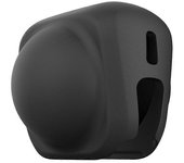 Tapa de lente de silicona para cámara Insta 360 X4 Protector de lente Accesorios para cámaras deportivas Negro