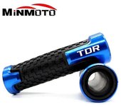 Para Yamaha Tdr125 Tdr240 Tdr250 Tdr 125 240 250 Motocicletas Accesorios Mango Puños de manillar de mano Azul