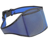 Micrófono Cinturón Micrófono Transmisor Bolsa de cintura Correa de cinturón ajustable Bolsa de micrófono Azul