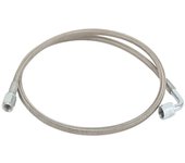 Línea de alimentación de aceite turbo 4AN Manguera de tubo de alimentación de aceite trenzado de acero inoxidable de 90 grados de 36 pulgadas