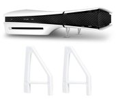 Unbrand Soporte horizontal compatible con PS5 Slim / PS5 Disc y consola digital, soporte de soporte de base para accesorios PS5 Slim Blanco