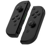 Jkw 1 par de consola giroscópica de gamepad inalámbrico izquierdo / derecho para Ns Joy Con Sensor Joypad Negro
