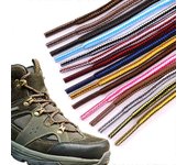 SBSGV Cordones de botas redondas [18 pares] Cordones de zapatos resistentes y duraderos para botas, botas de trabajo y zapatos de senderismo multic...