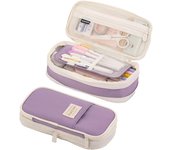Big Capacity Pencil Case,large Pencil Pouch,expandable Office Desk Organizer High Capacity Organizer Bag Cute Pouch Holder Box