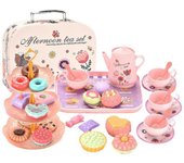 Yuzee 35% de descuento en el juego de té para niñas 43pcs Kid Party Set Juguetes Home Pretend Play Playset Regalo