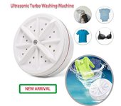 Ultrasonic Turbo Washing Machine Laundry Portable Travel Washer Air Bubble y Rotating Mini Washing Machine Mini Washing