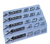Viewleaf Logotipo del maletero de la insignia del guardabarros del coche del ABS 3d para Bmw X1 X3 X5 X6 X7 Xdrive 20d 25d 30d 35d 40d 50d Pegatina...