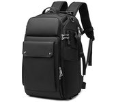 Mochila grande para cámara de fotografía Bolsa impermeable para cámara DSLR profesional Elegante mochila para computadora portátil con bloqueo de c...