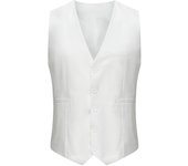 Chaleco formal delgado de negocios para hombre Sliktaa Chaleco de traje de pecho de color sólido