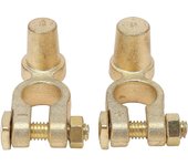 Conector del terminal de la batería del coche Positivo y negativo Poste superior liberación rápida Desconexión terminal del cable de la batería del...