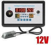 Termostato Digital Temperatura Humedad Incubadora Automática de Control de Volteo de Huevos