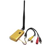 Transmisor inalámbrico Fpv 1.2ghz 1500mw 8ch Av Sender TV Audio Video Transmisor para Qav250 250 Fpv Quadcopter