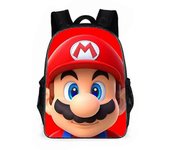 Niños Super Mario 3d Impresión Mochila Divertida Primaria Estudiante Escuela Bolsa Mochilas para Niños Niñas