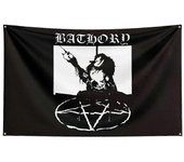3x5 Ft b-bathorys heavy rock band bandera poliéster Impresión digital banner para dormitorio pared arte puerta tapiz Decoración