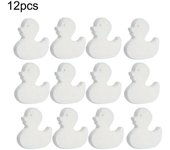 12pcs Cartoon Duck Pools Grime Sponges - Esponja absorbente de grasa de aceite para piscina Jacuzzi Spa